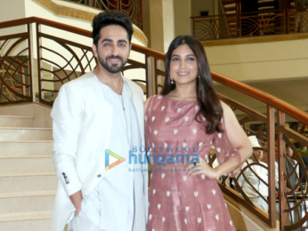 Ayushmann Khurrana and Bhumi Pednekar launch the first look of the film 'Shubh Mangal Saavdhan'