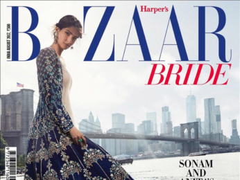 Sonam Kapoor On The Cover Of Bazaar Bride