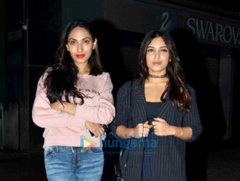 Bhumi Pednekar, Nidhhi Agerwal promote 'Toilet – Ek Prem Katha' at Inox, Nariman Point