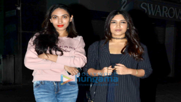 Bhumi Pednekar, Nidhhi Agerwal promote ‘Toilet – Ek Prem Katha’ at Inox, Nariman Point