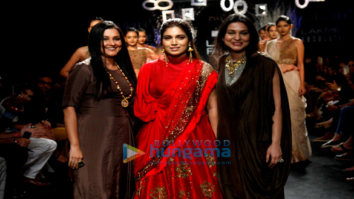 Bhumi Pednekar walks for Rucera at Lakme Fashion Week 2017