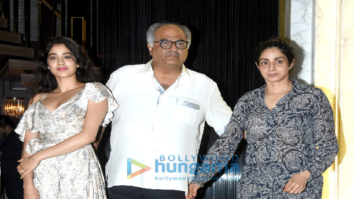 Boney Kapoor, Jahnvi Kapoor and Sonu Sood snapped attending Sridevi’s birthday bash at Arth in Bandra