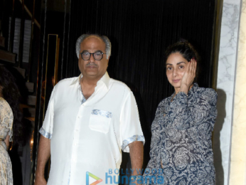Boney Kapoor, Jahnvi Kapoor and Sonu Sood snapped attending Sridevi's birthday bash at Arth in Bandra