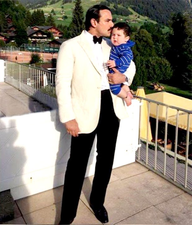 Check out Saif Ali Khan and Kareena Kapoor Khan pose with baby Taimur during their Switzerland vacation (3)