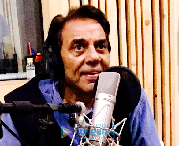 dharmendra snapped dubbing for short film 1