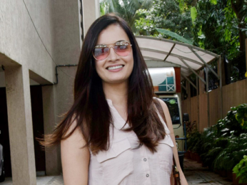 Dia Mirza snapped in Bandra