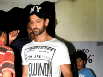 Hrithik Roshan & Sussanne Roshan with kids snapped post a movie screening at PVR Juhu
