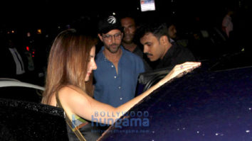Hrithik Roshan, Sussanne Khan snapped with friends post dinner at Yauatcha, Bandra
