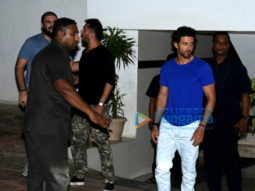 Hrithik Roshan and Ritesh Sidhwani snapped post a meeting at Farhan Akhtar’s house in Bandra