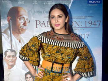 Huma Qureshi promotes 'Partition: 1947' at Poddar college fest