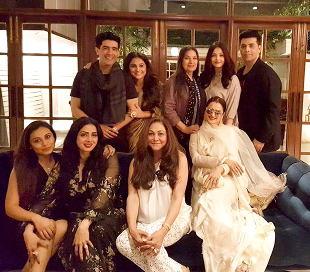 INSIDE PHOTOS Aishwarya Rai Bachchan, Vidya Balan, Rekha, Rani Mukerji, Shabana Azmi come to together for Sridevi's birthday celebrations! (1)