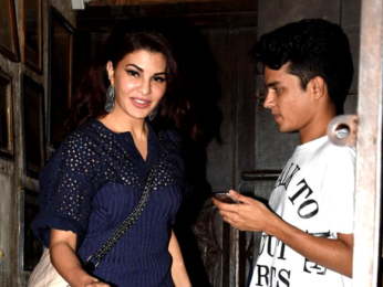 Jacqueline Fernandez snapped post dinner at Pali Bhavan