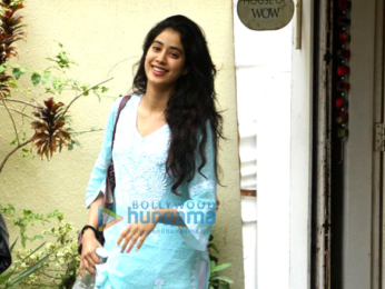 Jahnavi Kapoor snapped post dance rehearsals in Bandra