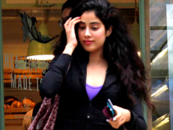 Jhanvi Kapoor and Fatima Sana Shaikh snapped at Kitchen Garden