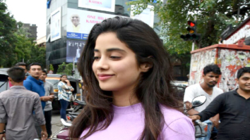 Jhanvi Kapoor snapped post lunch at Bastian Bandra