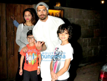Karan Singh Grover snapped post dinner at Indigo