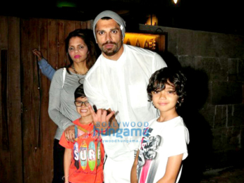 Karan Singh Grover snapped post dinner at Indigo