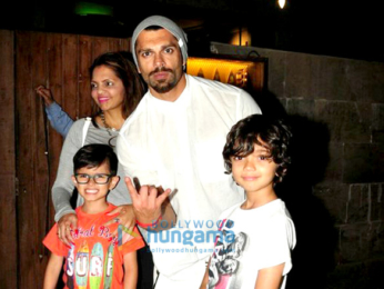 Karan Singh Grover snapped post dinner at Indigo