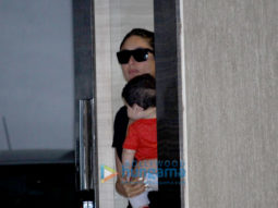 Kareena Kapoor Khan snapped with son Taimur Ali Khan at Babita Kapoor’s house