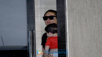 Kareena Kapoor Khan snapped with son Taimur Ali Khan at Babita Kapoor’s house