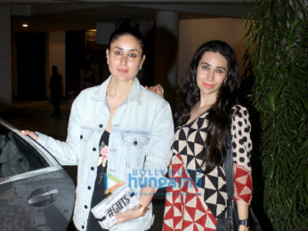 Kareena Kapoor Khan and Karisma Kapoor attend Ganesh Chaturthi celebrations at Manish Malhotra's house