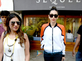 Karisma Kapoor snapped with friends at Sequel