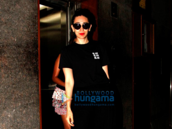 Karisma Kapoor snapped with her daughter post salon session in Bandra