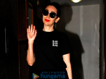 Karisma Kapoor snapped with her daughter post salon session in Bandra