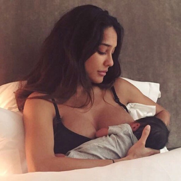 Lisa Haydon shares a photograph of breastfeeding her son Zack Lalvani with an empowering message