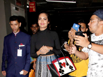 Ajay Devgn, Esha Gupta, Emraan Hashmi and Ileana D'Cruz snapped at the Mumbai airport