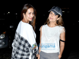 Malaika Arora, Amrita Arora and Shakeel Ladak snapped post Arbaaz Khan’s birthday celebration