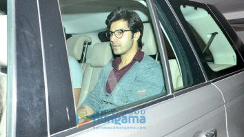 Ranbir Kapoor, Arjun Kapoor, Aditya Roy Kapur, Varun Dhawan snapped post dinner at Karan Johar’s house