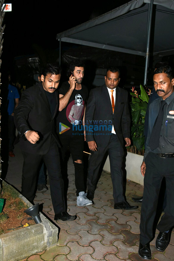 Ranbir Kapoor, Sidharth Malhotra and Karan Johar snapped at Yuatcha in Bandra