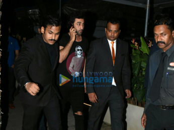 Ranbir Kapoor, Sidharth Malhotra and Karan Johar snapped at Yuatcha Bandra