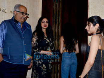 Rani Mukerji, Karan Johar and Farah Khan arrive at Manish Malhotra house for Sridevi's birthday bash
