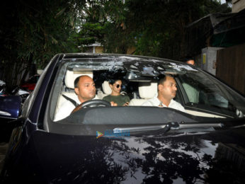Ranveer Singh, Deepika Padukone and Varun Dhawan snapped post dubbing at Sunny Super Sound