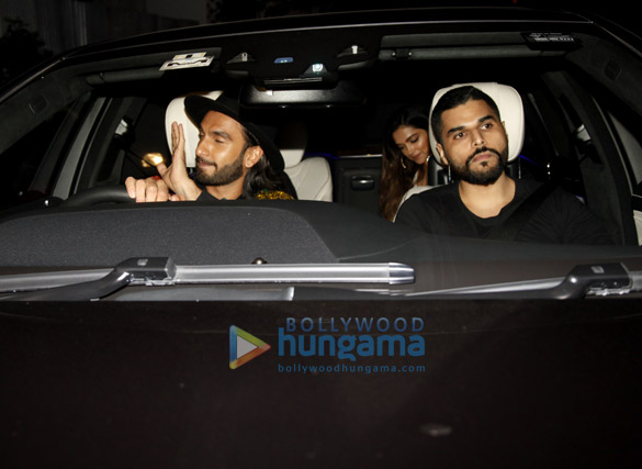 Ranveer Singh and Deepika Padukone snapped attending Ritesh Sidhwani’s birthday bash