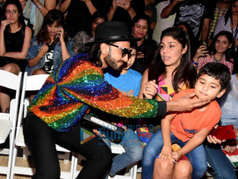 Ranveer Singh attends Manish Arora's fashion preview at the Lakme Fashion Week 2017