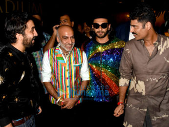 Ranveer Singh attends Manish Arora's fashion preview at the Lakme Fashion Week 2017
