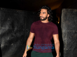 Ranveer Singh snapped at the gym in Bandra