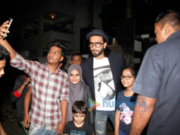 Ranveer Singh snapped post dinner at grandparents house in Bandra