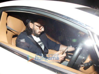 Ranveer Singh snapped post dinner at grandparents house in Bandra