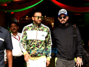 Ranveer Singh snapped post gym in Bandra
