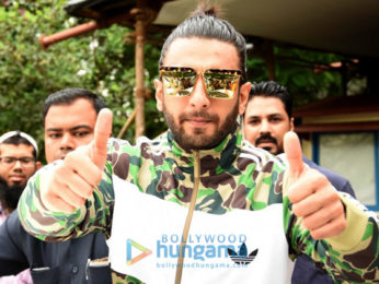 Ranveer Singh snapped post gym in Bandra