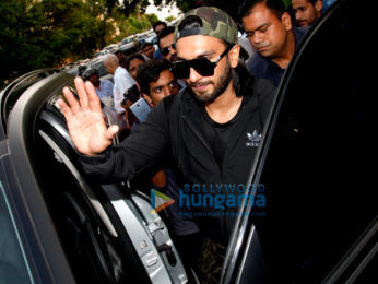 Ranveer Singh snapped post gym in Bandra