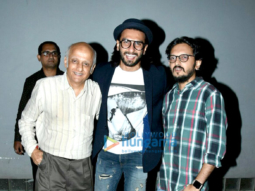 Ranveer Singh snapped post meeeting with the Bhatts at Vishesh Films office