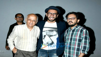 Ranveer Singh snapped post meeeting with the Bhatts at Vishesh Films office