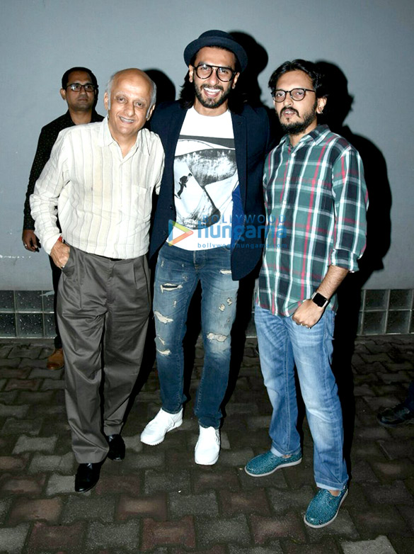 Ranveer Singh snapped post meeeting with the Bhatts at Vishesh Films office Ranveer Singh snapped post meeeting with the Bhatts at Vishesh Films office