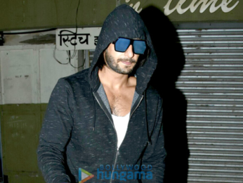 Ranveer Singh snapped post salon session in Bandra