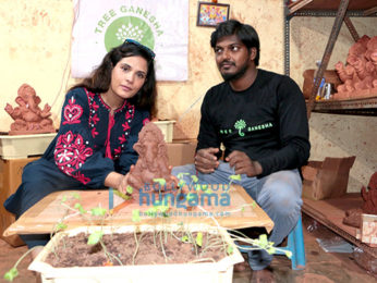 Richa Chadda promotes environment-friendly Lord Ganesha idols
